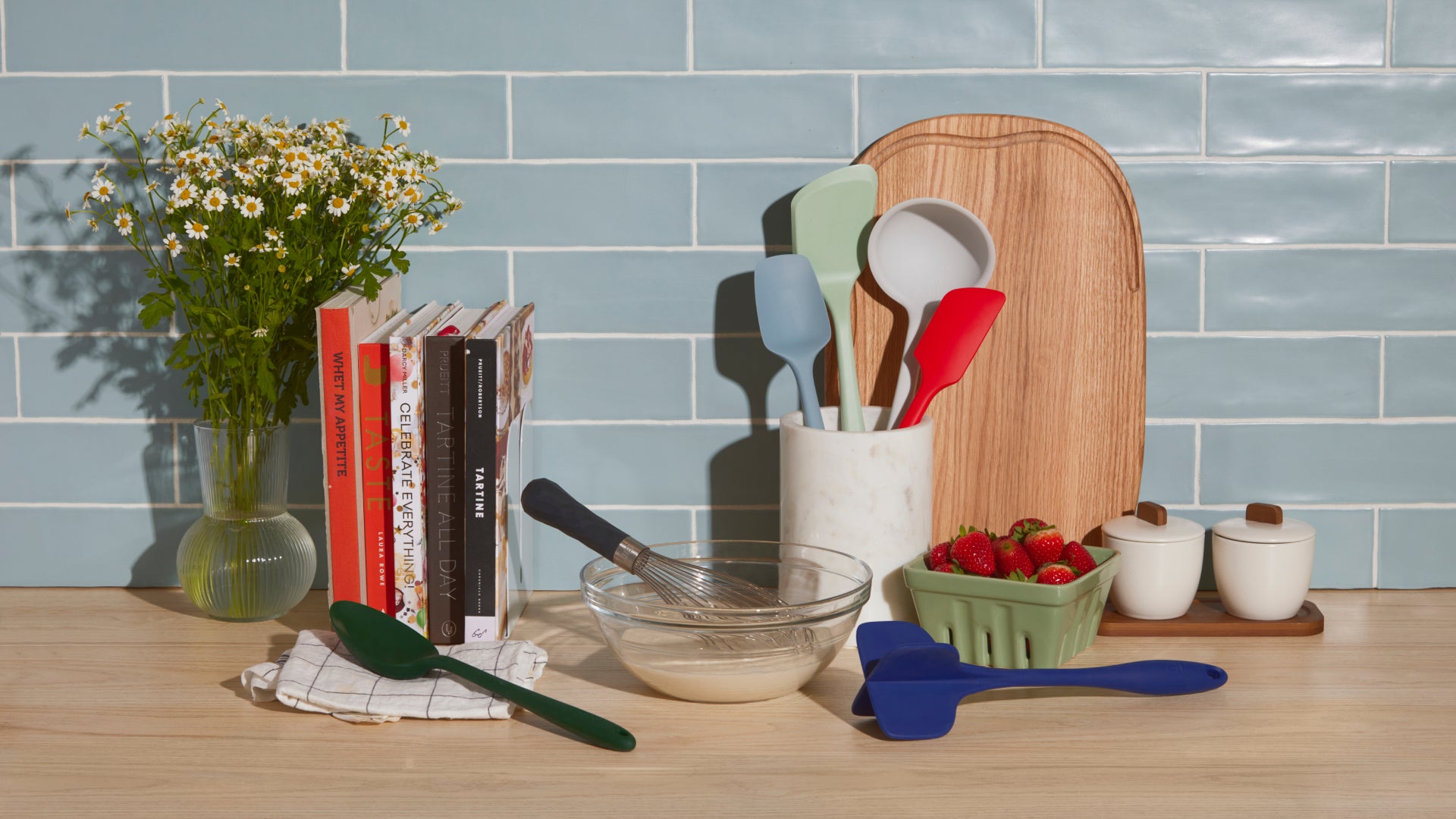 A kitchen shot of various GIR tools. 