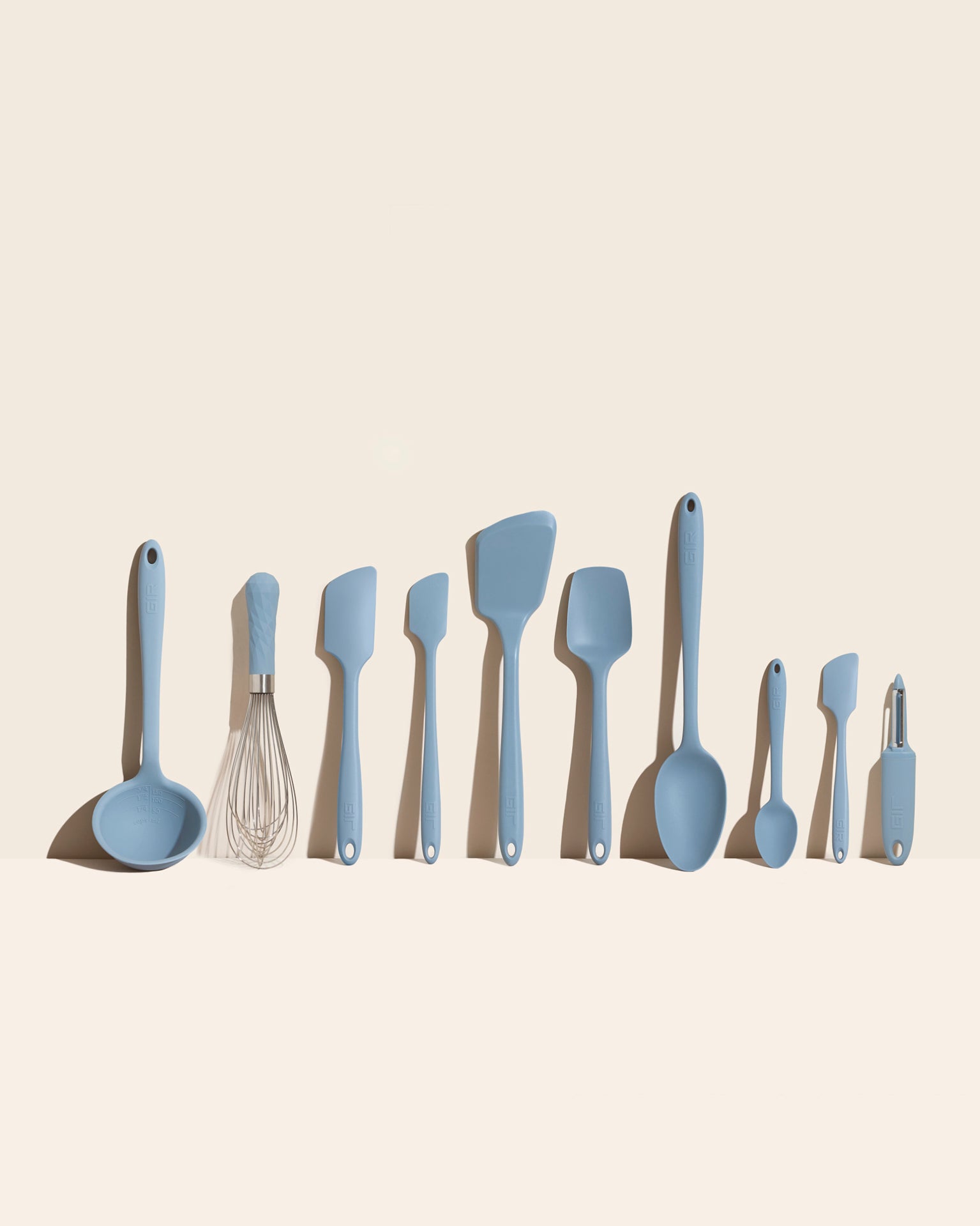 Slate 10 Piece Best Seller set on a cream background. 